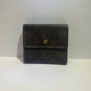 Louis Vuitton Monogram Double Side Snap Wallet